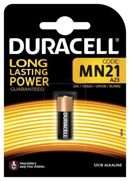 Duracell MN21 A23 autohälyttimen paristo