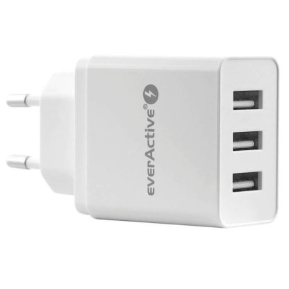 three-seat usb charger fast charging 2.4A